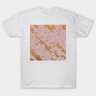 Gold and Brown Sand Dune Desert T-Shirt